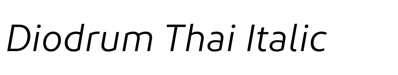 Diodrum Thai Italic